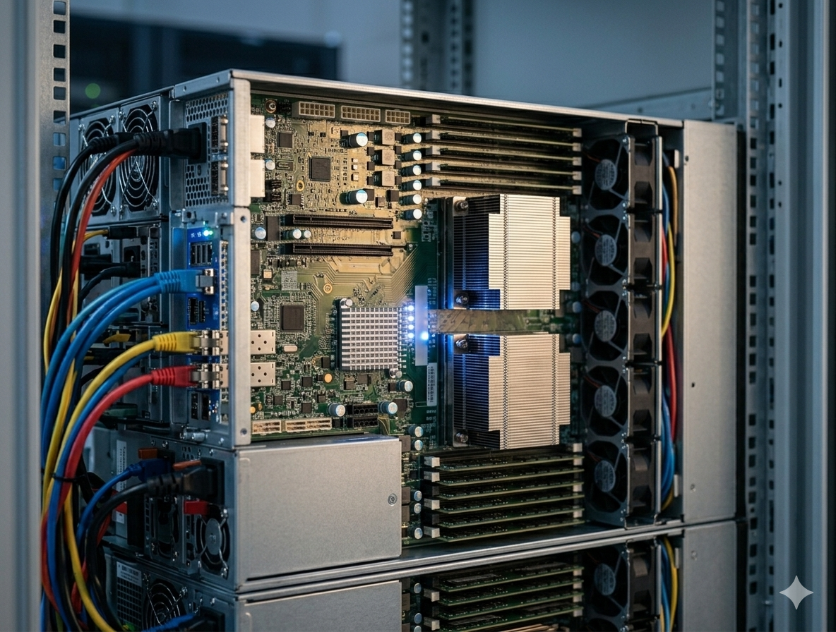 IT Infrastructure Maintenance Server Rack Components